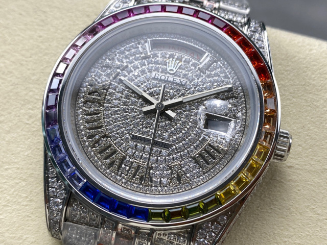 Rolex Fokus pada barangan kilang besar