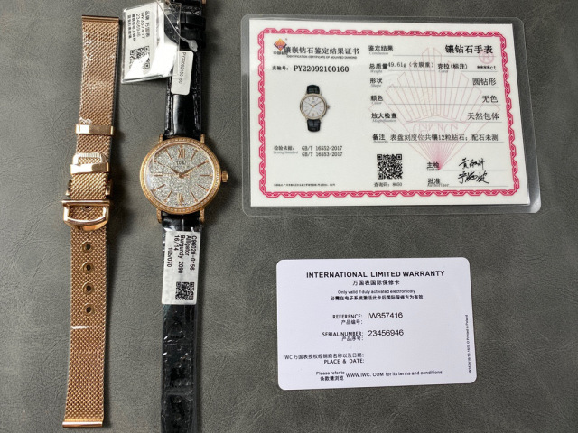 IWC Focus on big factory goods