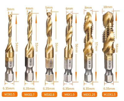 Drill Tap Countersink Combo