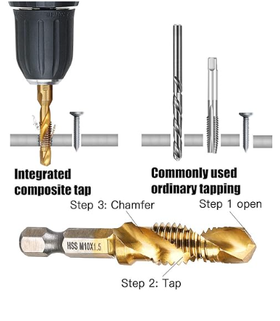Drill Tap Countersink Combo