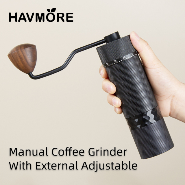 CNC Adjustable Manual Coffee Bean Grinder