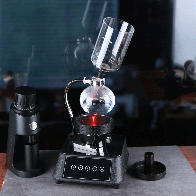 Laboratory-Style Siphon Coffee Maker – Stovetop & Glass Vacuum Brewer for Precision Pour-Over