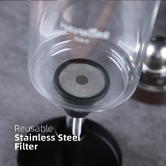 Laboratory-Style Siphon Coffee Maker – Stovetop & Glass Vacuum Brewer for Precision Pour-Over