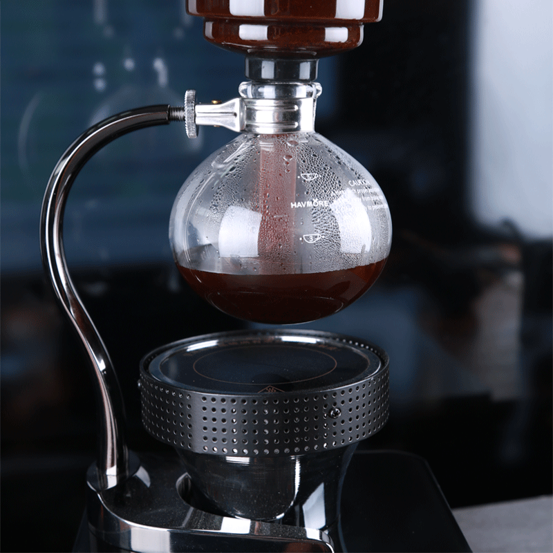 Laboratory-Style Siphon Coffee Maker – Stovetop & Glass Vacuum Brewer for Precision Pour-Over