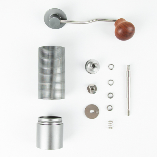 Premium 5-Star CNC Stainless Steel Manual Coffee Grinder – Adjustable Burr Mill for Espresso, Pour-Over & Travel