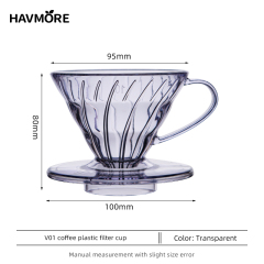 Brew Café-Quality Coffee Anywhere with Our Ultra-Light V60 Plastic Dripper