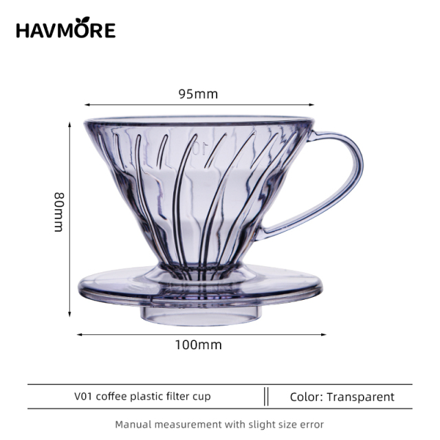 Brew Café-Quality Coffee Anywhere with Our Ultra-Light V60 Plastic Dripper