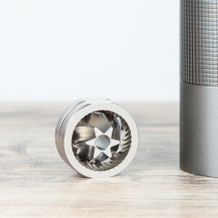 Premium 5-Star CNC Stainless Steel Manual Coffee Grinder – Adjustable Burr Mill for Espresso, Pour-Over & Travel