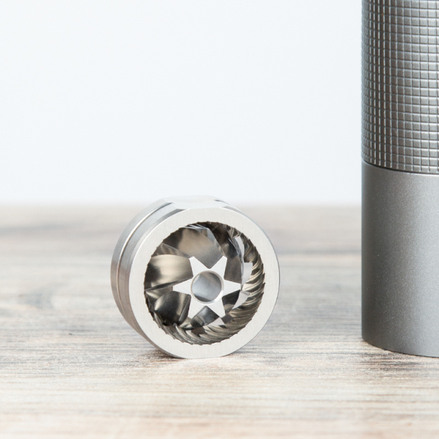 Premium 5-Star CNC Stainless Steel Manual Coffee Grinder – Adjustable Burr Mill for Espresso, Pour-Over & Travel