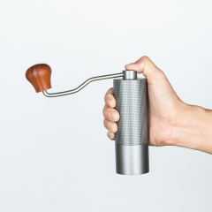 Premium 5-Star CNC Stainless Steel Manual Coffee Grinder – Adjustable Burr Mill for Espresso, Pour-Over & Travel