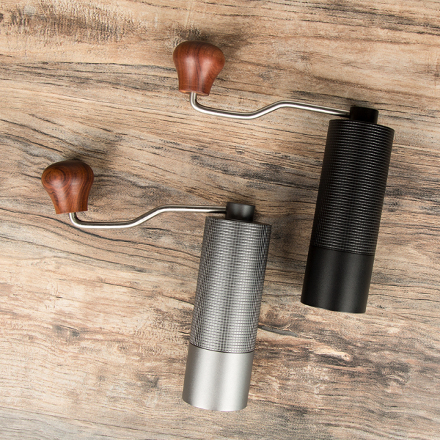 Premium 5-Star CNC Stainless Steel Manual Coffee Grinder – Adjustable Burr Mill for Espresso, Pour-Over & Travel