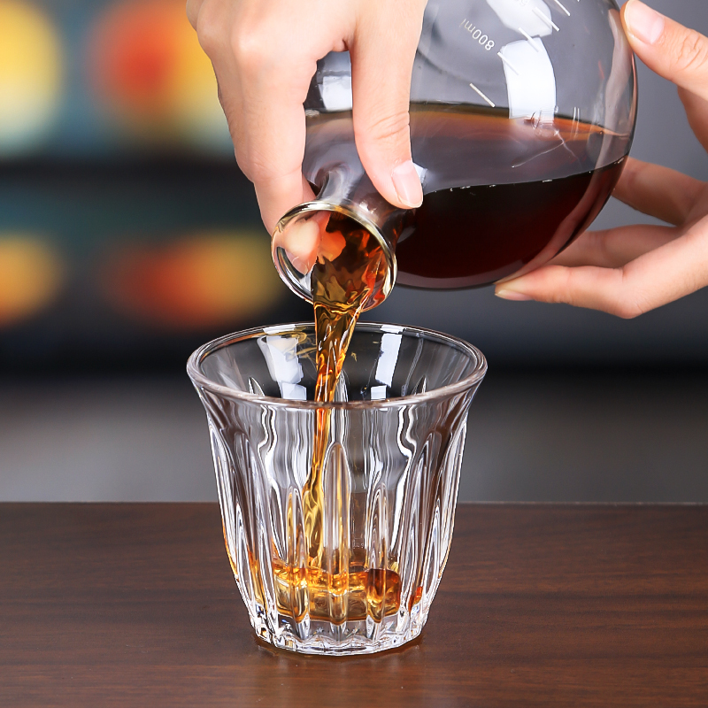 Artisanal Cold Brew Coffee Maker – 1000ml Borosilicate Glass Tower with Carbonized Wood Stand, Slow Drip Iced Coffee System