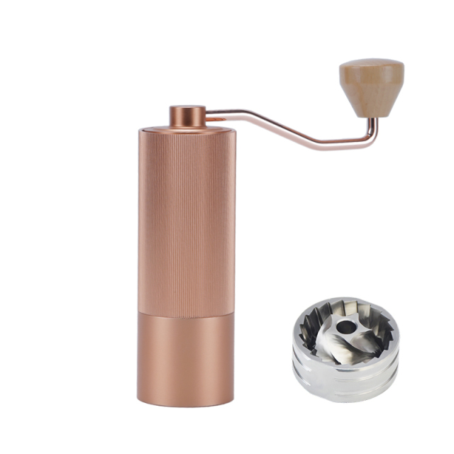 CNC Aluminum Alloy 5 Cores Manual Coffee  Bean Grinder Mill