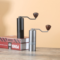 Premium Manual Coffee Grinder with Aluminum Alloy Body & 304 Stainless Steel Burr