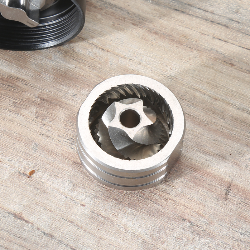 Premium Manual Coffee Grinder with Aluminum Alloy Body & 304 Stainless Steel Burr