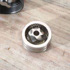 Premium Manual Coffee Grinder with Aluminum Alloy Body & 304 Stainless Steel Burr