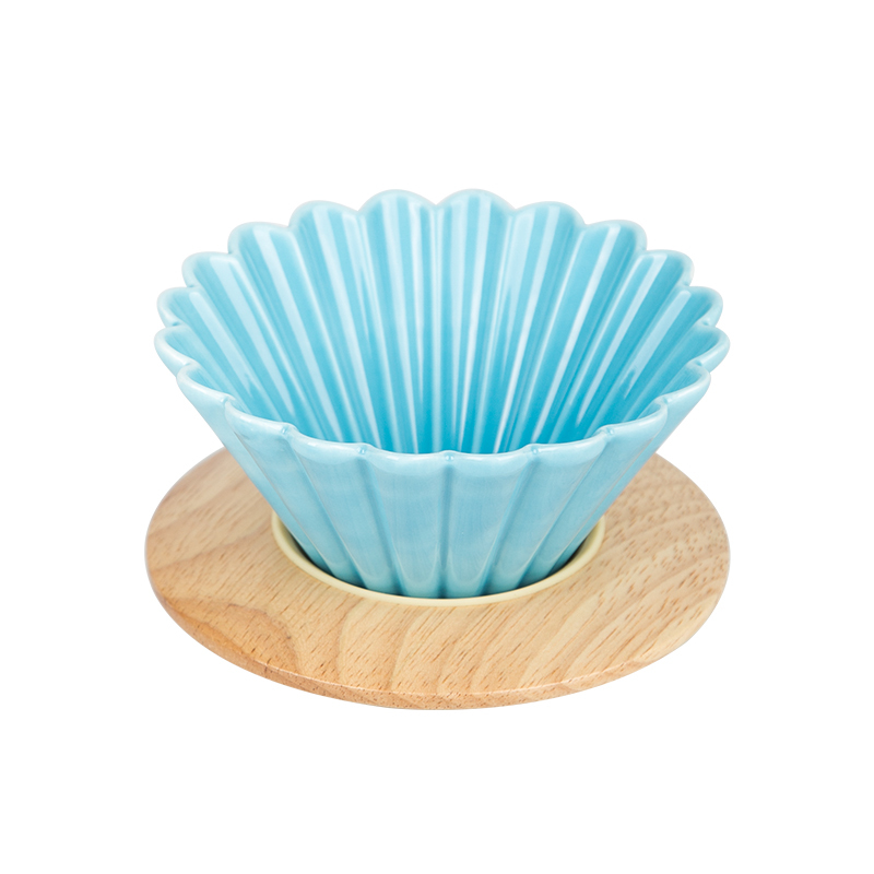 Ecocoffee Filter Coffee Cup Ceramic Coffee Filter Cup 1-4 Cups for Pour Over Coffee