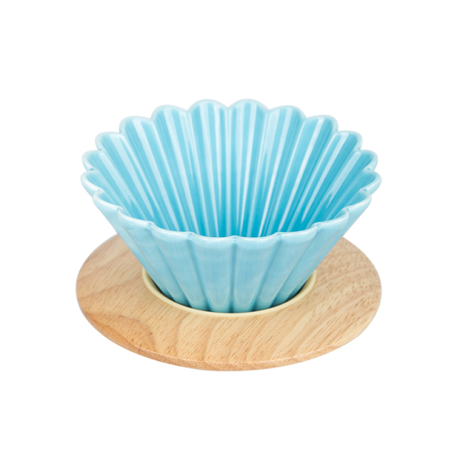Ecocoffee Filter Coffee Cup Ceramic Coffee Filter Cup 1-4 Cups for Pour Over Coffee