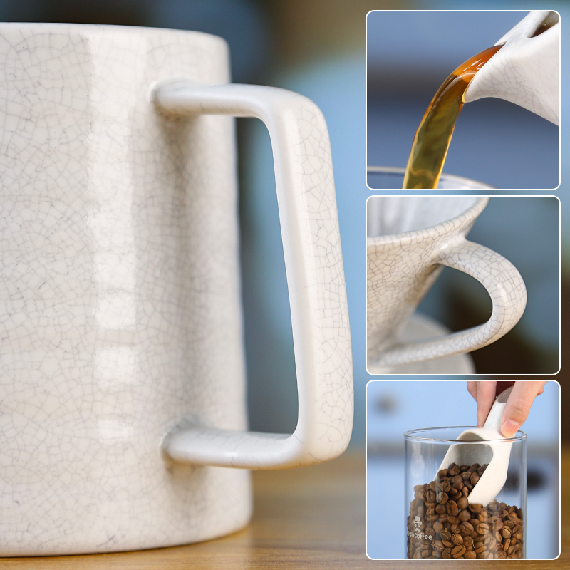 Ceramic V60 Pour Over Coffee Dripper 2 cups & 4 Cups