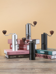Premium Manual Coffee Grinder with Aluminum Alloy Body & 304 Stainless Steel Burr