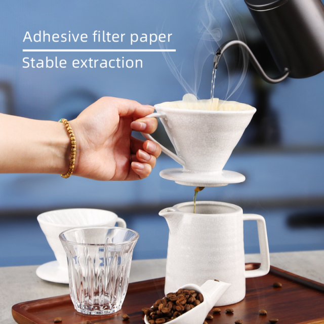 Ceramic V60 Pour Over Coffee Dripper 2 cups & 4 Cups