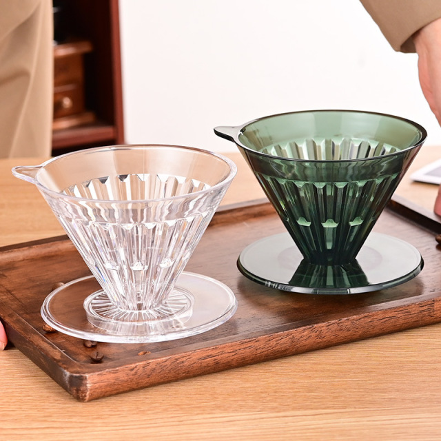 V60 Plastic Coffee Dripper 01 & 02 Size Customized color available