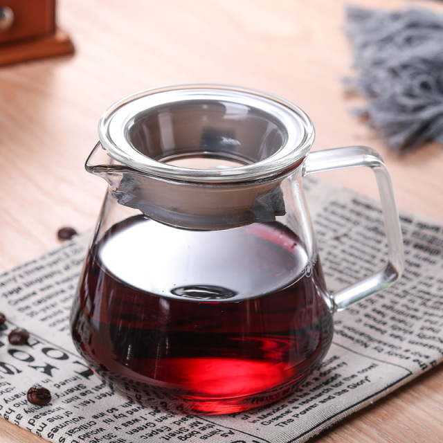 Borosilicate  Glass  Pour Over Glass Server