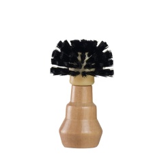 Ecocoffee Espresso 51 mm 58 mm Coffee Portafilter Brush Natural Bristles Coffee Powder Cleaning Brush with Wooden Handle