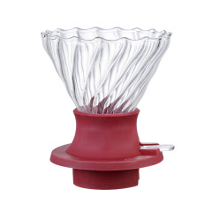 60 Borosilicate Glass Coffee Dripper – Bloom-Optimized Design for Precision Pour-Over
