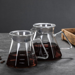 600ml Smoky Gray Borosilicate Glass Range Coffee Server