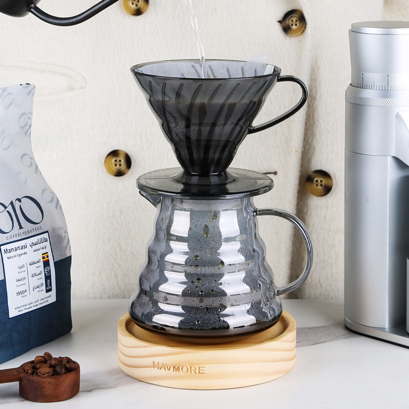 Ecocoffee Coffee Dripper Heat-resistant Resin 2/4cups for Barista Coffee Brewing Cup Coffee Dripper Maker
