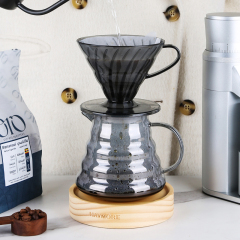 Ecocoffee Coffee Dripper Heat-resistant Resin 2/4cups for Barista Coffee Brewing Cup Coffee Dripper Maker