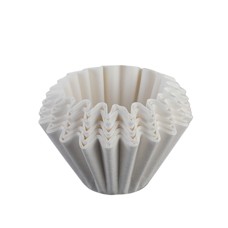 Origami-Inspired Flat-Bottom Coffee Dripper & Filters – Wave Design for Balanced Extraction
