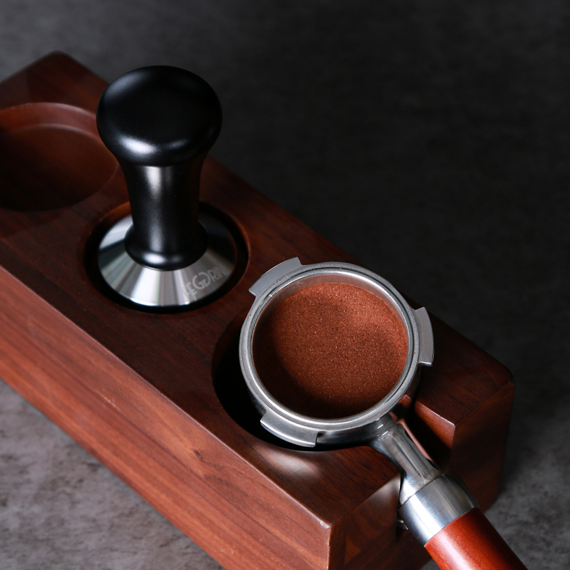 Coffee Flat Stainless Steel Base Tamper 51/53/58mm Aluminum Alloy Handle Coffee Accessories for Espresso Tools