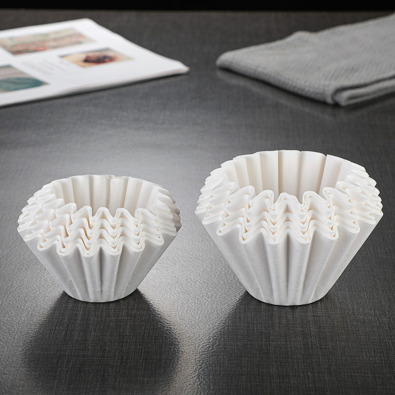Origami-Inspired Flat-Bottom Coffee Dripper & Filters – Wave Design for Balanced Extraction