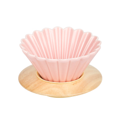 Ecocoffee Filter Coffee Cup Ceramic Coffee Filter Cup 1-4 Cups for Pour Over Coffee