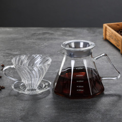 600ml Smoky Gray Borosilicate Glass Range Coffee Server