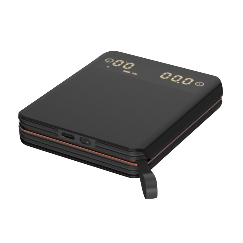 USB Type-C Rechargeable Coffee Scale 2KG 0.1G Black Coffee Bean Scale for Coffee Machine