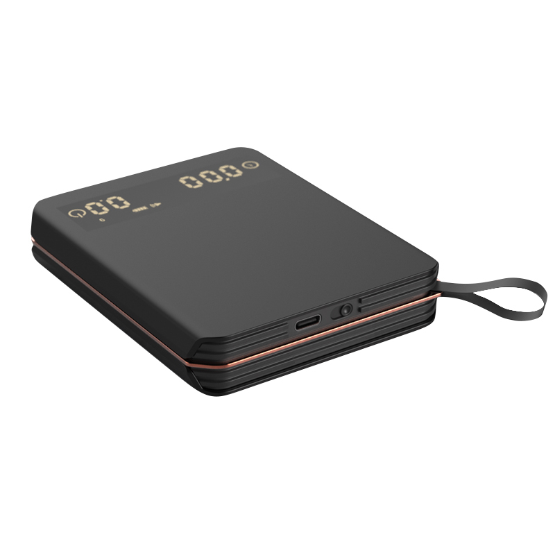 USB Type-C Rechargeable Coffee Scale 2KG 0.1G Black Coffee Bean Scale for Coffee Machine