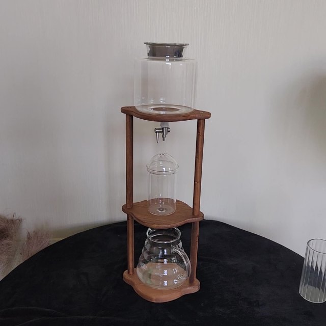 600ml Home Ice Drip Coffee Maker for Smooth, Low-Acidity Brews