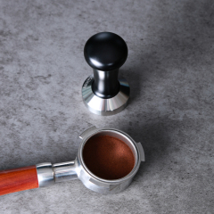 Coffee Flat Stainless Steel Base Tamper 51/53/58mm Aluminum Alloy Handle Coffee Accessories for Espresso Tools