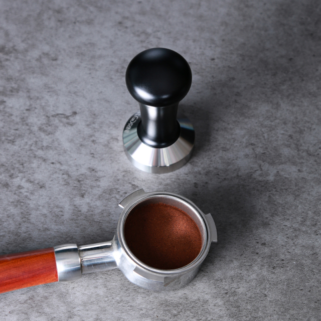 Coffee Flat Stainless Steel Base Tamper 51/53/58mm Aluminum Alloy Handle Coffee Accessories for Espresso Tools