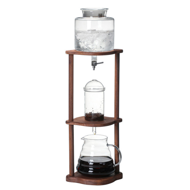 600ml Home Ice Drip Coffee Maker for Smooth, Low-Acidity Brews