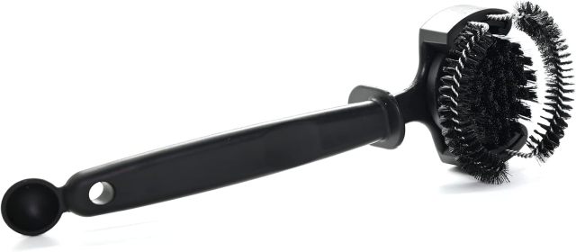 58mm Espresso Cleaning Brush - Group Head Cleaning Brush - Detachable 360 Nylon Cleaning Bristle Tools for Coffee Machine 58mm Portafilter Shower Screen