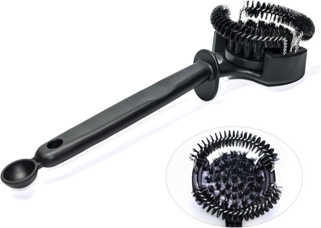 58mm Espresso Cleaning Brush - Group Head Cleaning Brush - Detachable 360 Nylon Cleaning Bristle Tools for Coffee Machine 58mm Portafilter Shower Screen