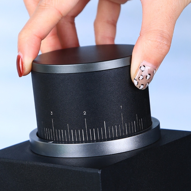 Professional Automatic Electric Coffee Grinder for Households Stainless Steel Blades with Aluminum & Plastic Housing