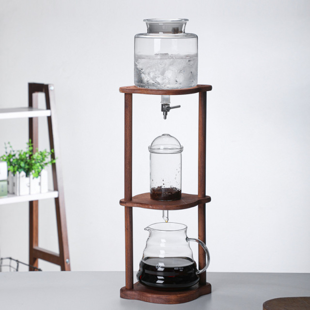 600ml Home Ice Drip Coffee Maker for Smooth, Low-Acidity Brews