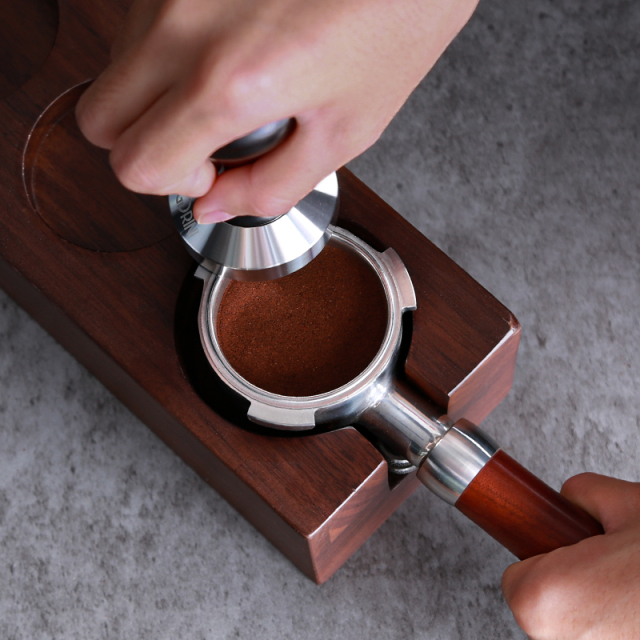 Coffee Flat Stainless Steel Base Tamper 51/53/58mm Aluminum Alloy Handle Coffee Accessories for Espresso Tools