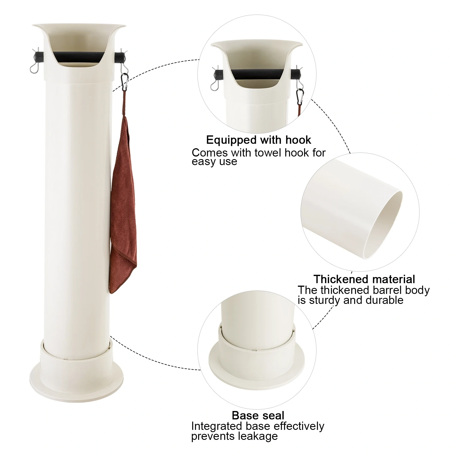 Espresso  Commercial Coffee Knock Box for Barista 20 bags Towels Professional Coffee Bar Accessories