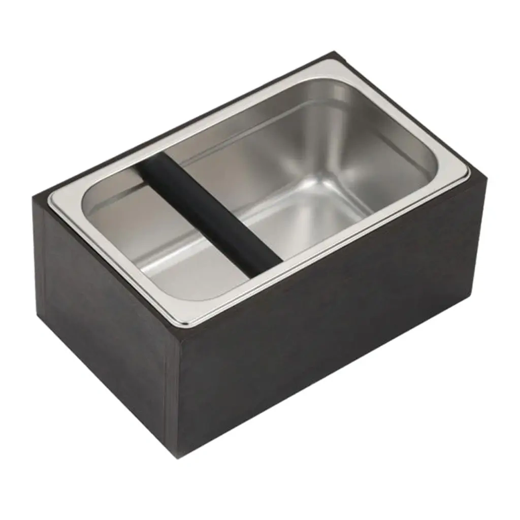 Espresso Coffee Knock Box Detachable Coffee Grounds Container Box with Handle Coffee